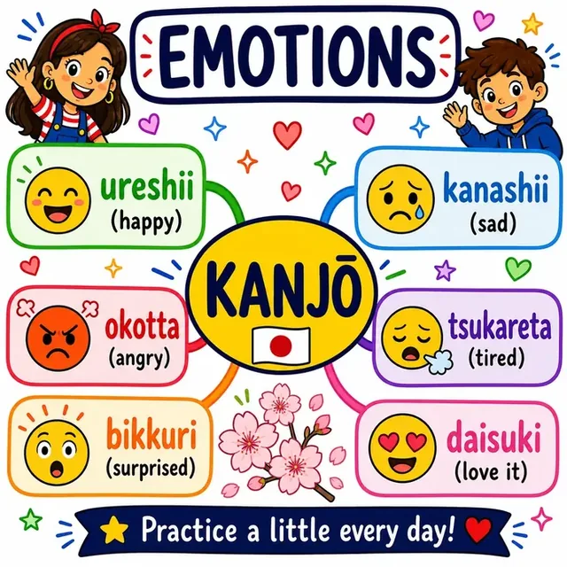 Emotions mind map